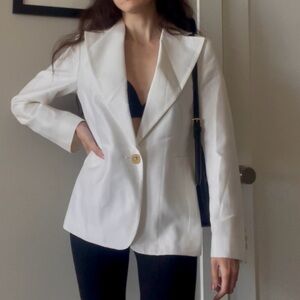 Banana Republic White Blazer NWT